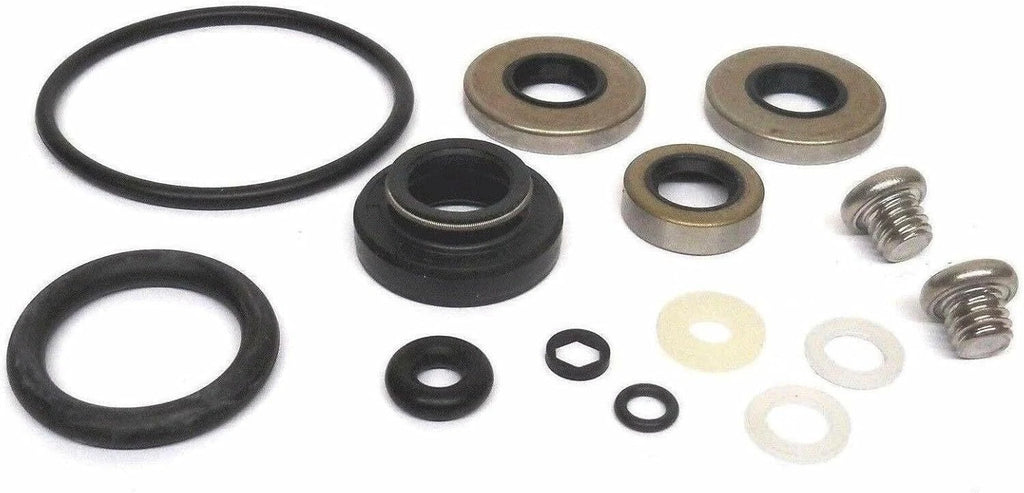Lower Gearcase Seal Kit with Drain Screws for Johnson Evinrude 9.9 15 Hp (N/A)