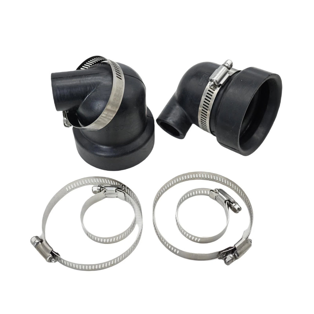 2X Heat Exchanger End Cap for Volvo Penta MD 2030 (Replaces 3580326, 145536370)