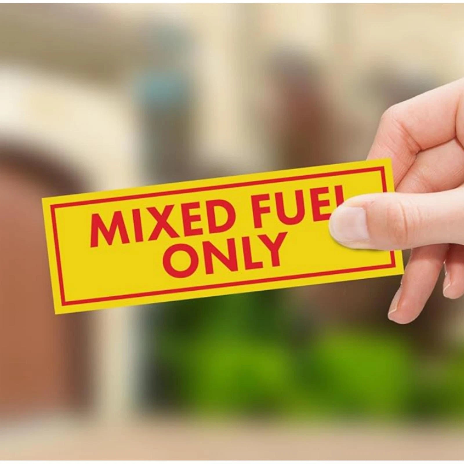 Mixed Fuel Only Stickers for Gas Oil Mixture Can Labels