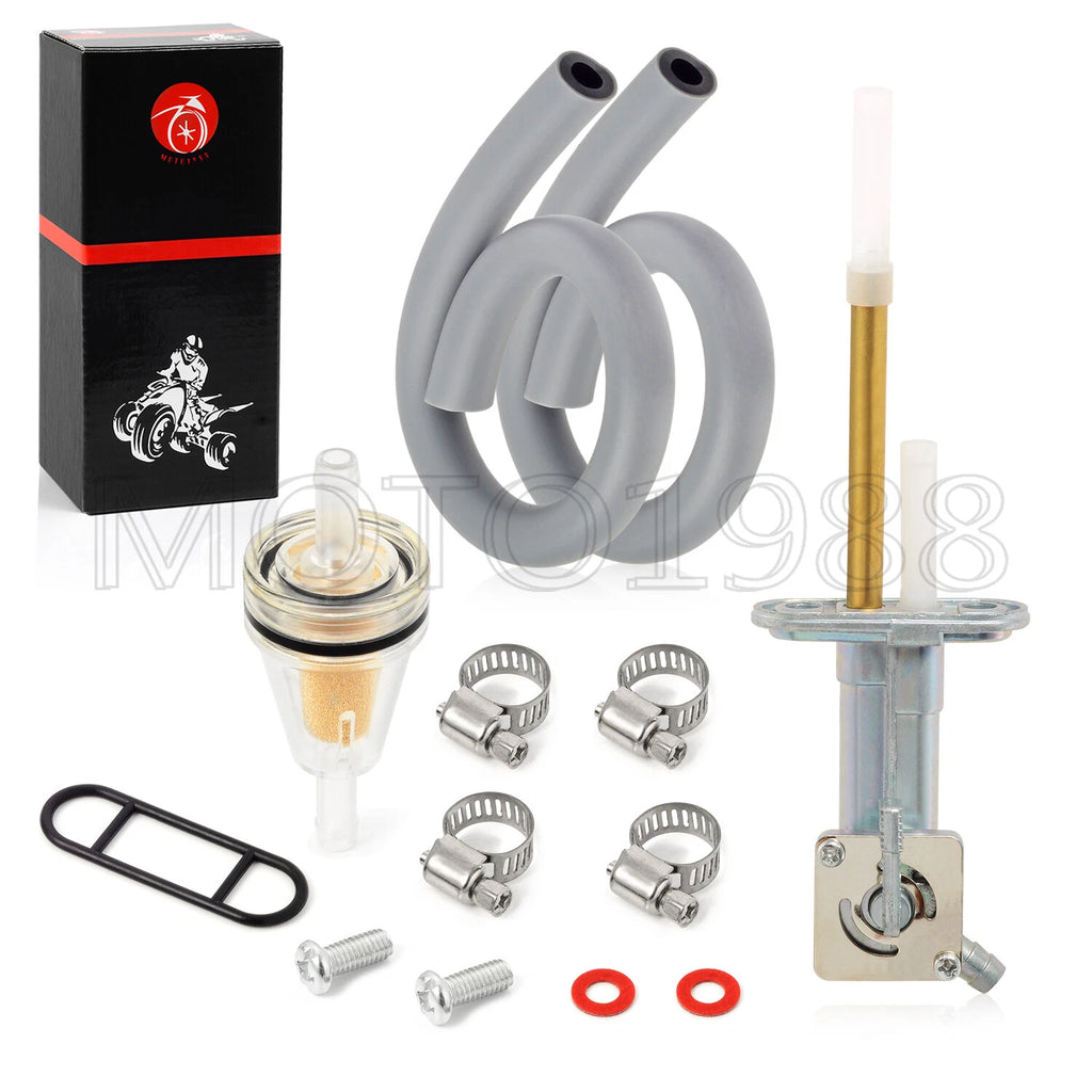 Fuel Valve Petcock & Screw for Kawasaki Bayou 220 300 (1986–2004)