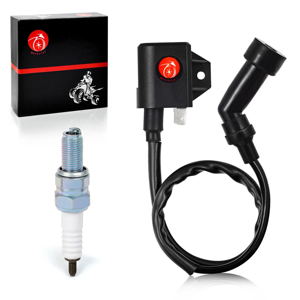 Ignition Coil & Spark Plug for Arctic Cat 400 4X4 (2003–2007)