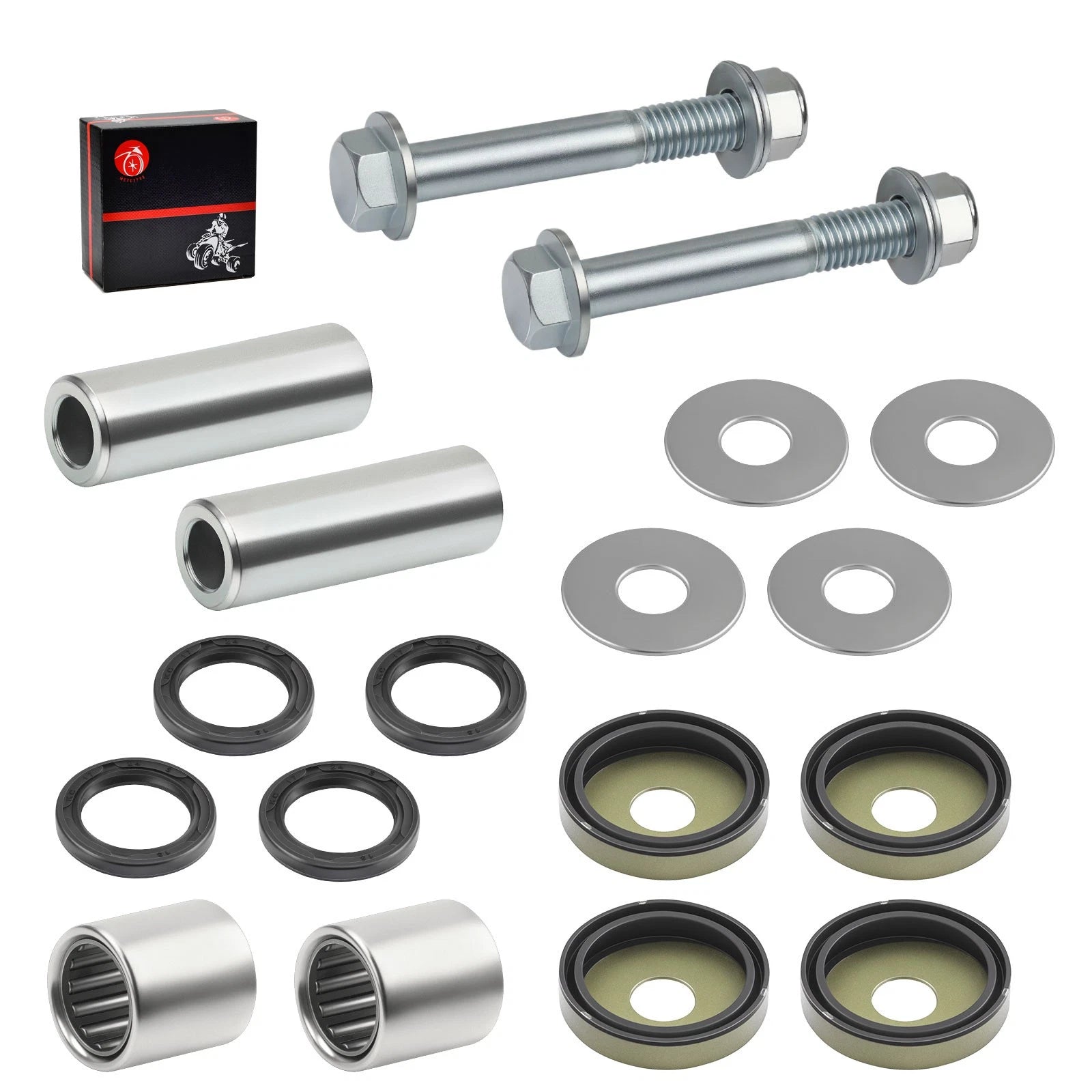 Lower Front A Arm Bushing Bearing Kit for Arctic Cat 400 DVX & Kawasaki KFX400