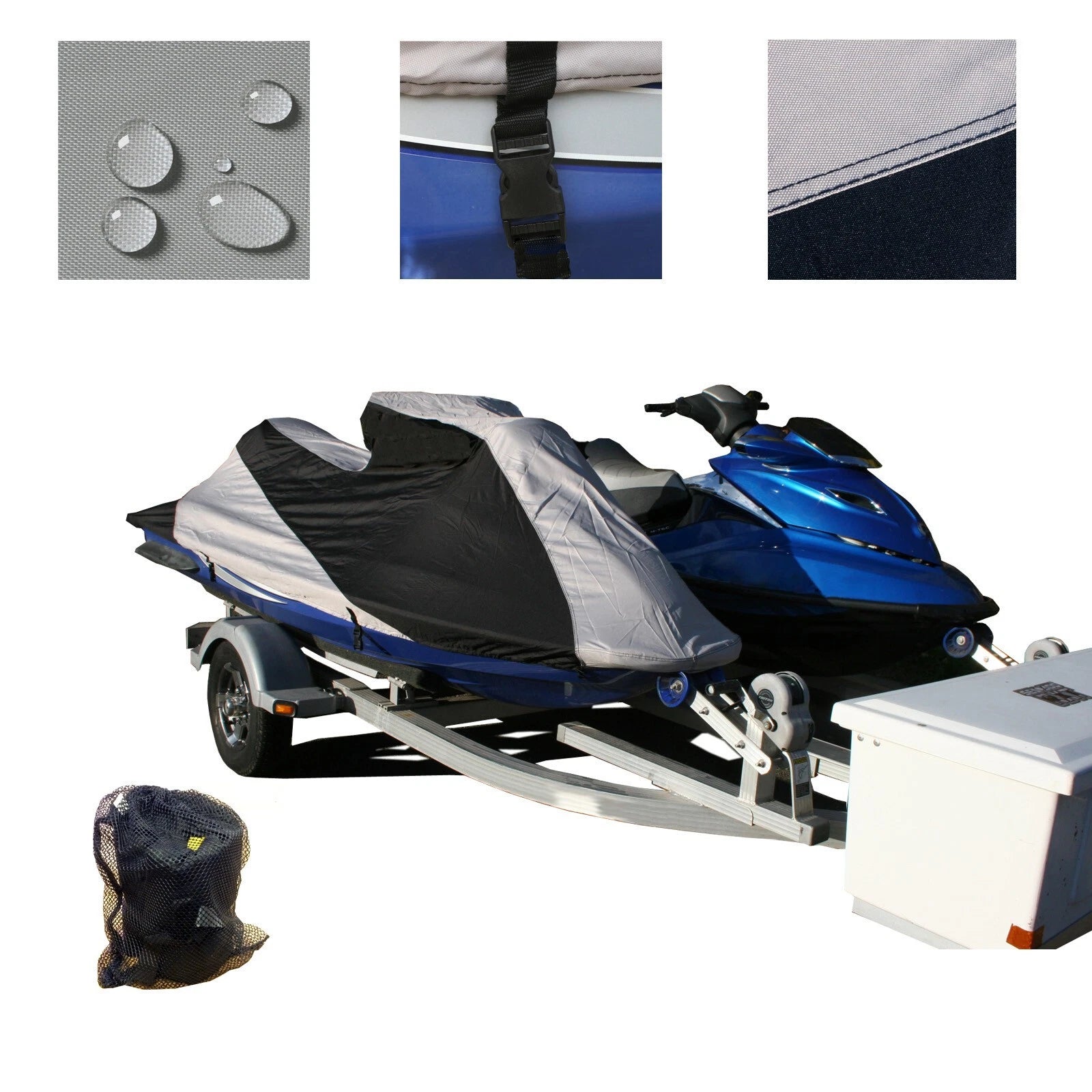 Custom Fit Trailerable Jet Ski Cover for Sea Doo XP (1991–1996) Rainproof