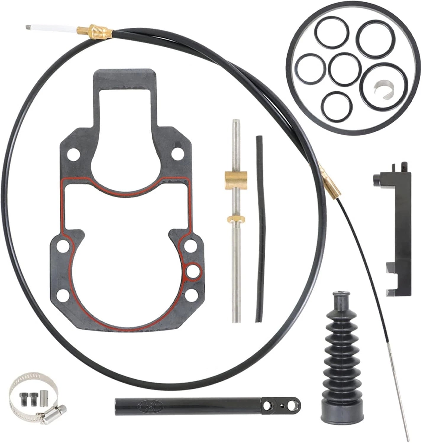 Lower Shift Cable Kit for Sierra Sterndrive (18-2603, 18-2603E, 865436A03, 19543T1)