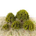 20pcs Micro Model Train Trees for Garden Park Scenery (1:75-1:300) 3-8cm