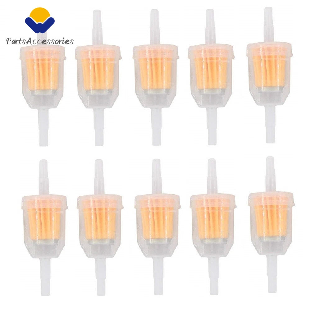 40-Pack Gas Oil Fuel Filter for Small Engine (Inline 1/4", 5/16")