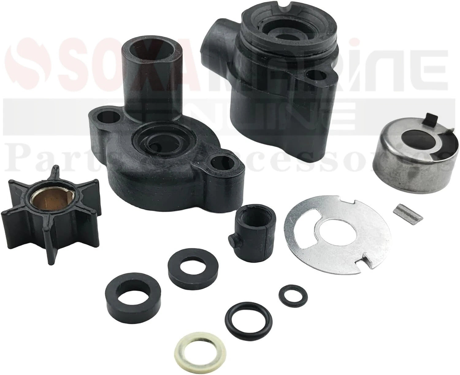 Water Pump Service Kit for Mercury Outboard 4-7.5 hp (46-4408A4, 46-2244A18)