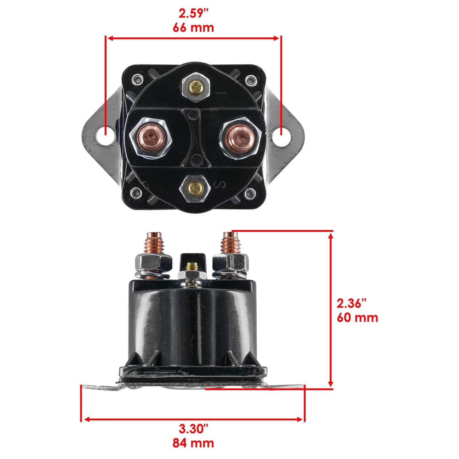 Starter for Mercury Marine 40Hp (40) Solenoid Relay Switch