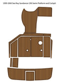 EVA Teak Flooring Cockpit Pad for Sea Ray Sundancer 290 (1999–2000)