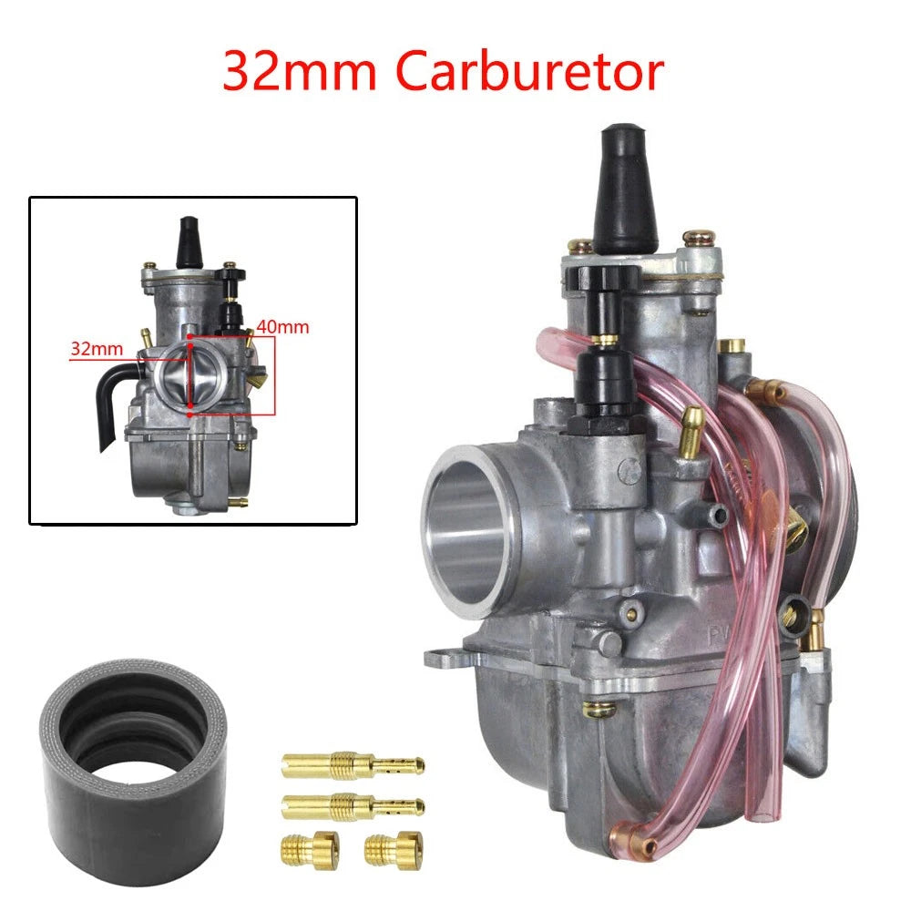 32mm Carburetor with Power Jet for PWK32 250-300cc (2/4 Stroke)