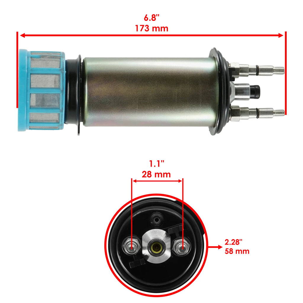Caltric Fuel Pump for Mercury Marine (827682T, 827682)