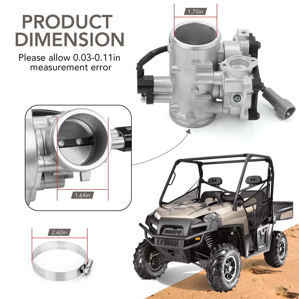 Throttle Body for Polaris Ranger 800 / Crew 800 / XP 800 (2010) 1203944 2204189