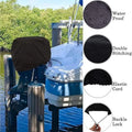 Outboard Motor Cover for 30-60 HP Engines (Waterproof, Black)
