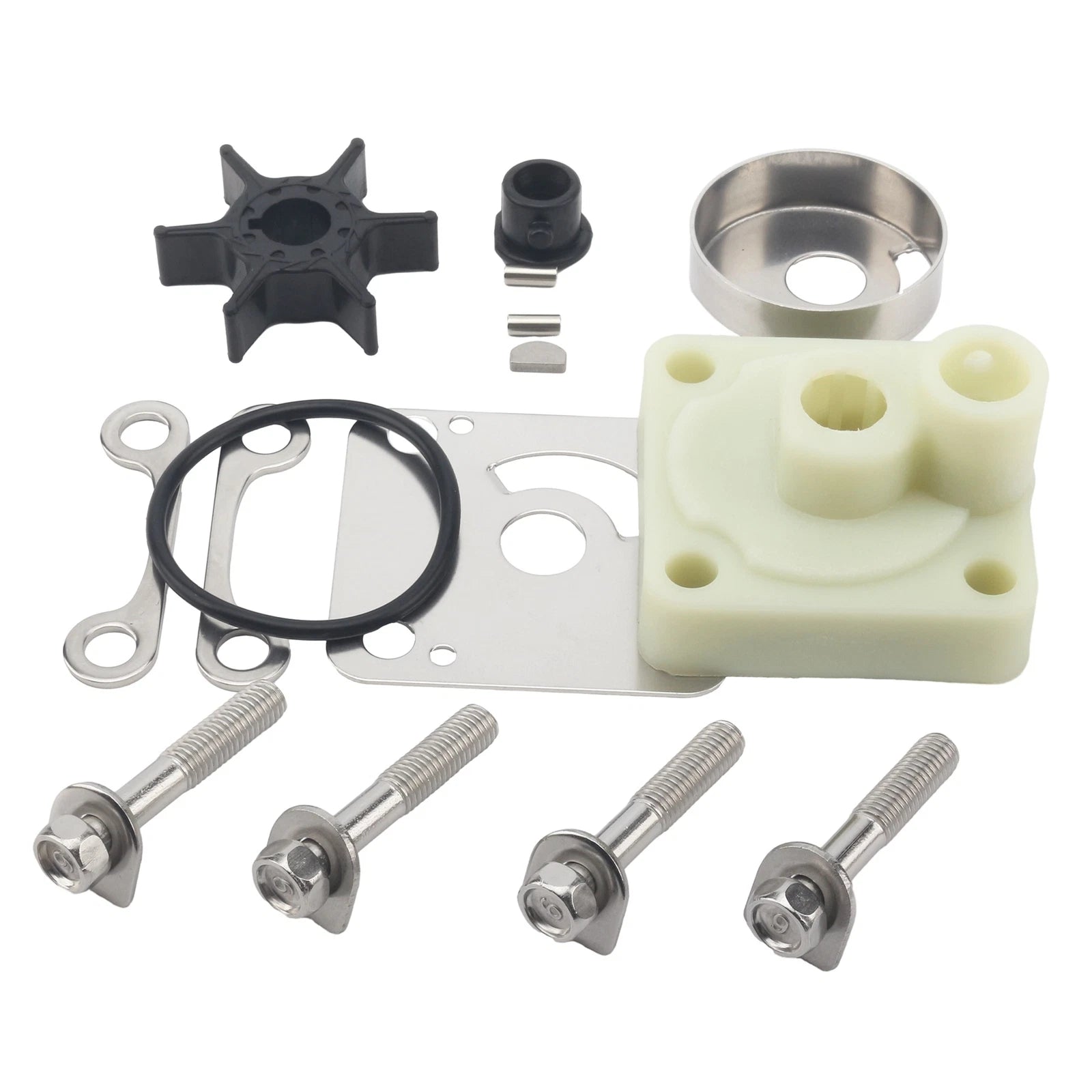 Water Pump Repair Kit for Yamaha F15C F20 Outboard (6AH-W0078-00-00)