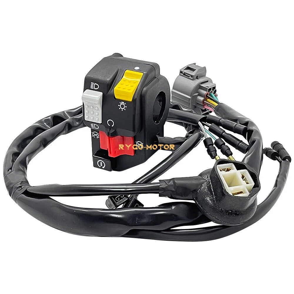 Left Handlebar Stop Switch Headlight for Honda Sportrax 300 TRX300EX (1993–2004)