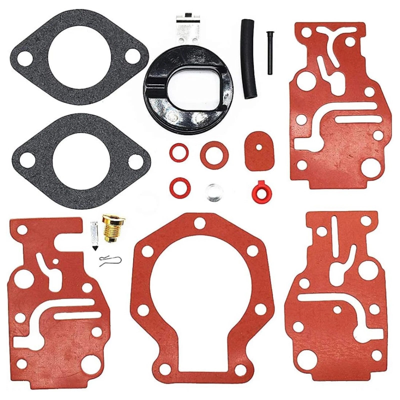 Carburetor Kit for Johnson Evinrude 9.9-15 HP (Repl: 398230, 398508, 431897, 436359)