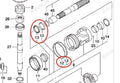 Lower Gearcase Oil Seal Kit for Suzuki 4 Stroke 325HP 350HP (09282-45001, 09280-00047)