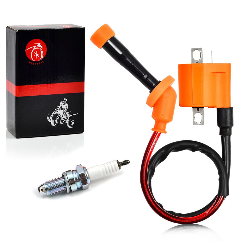 Ignition Coil & Spark Plug for Suzuki LTZ400 Quadsport (2003–2013) 33410-09F00