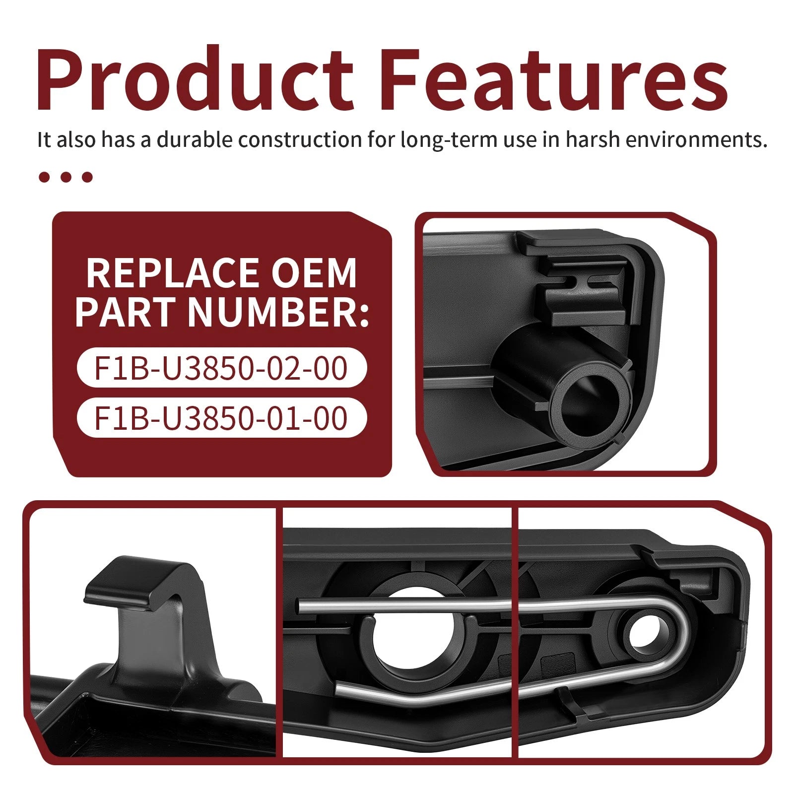 Seat Lock Assembly Latch for Yamaha Rhino 450 660 700 (2004–2013) #F1B-U3850-02-00