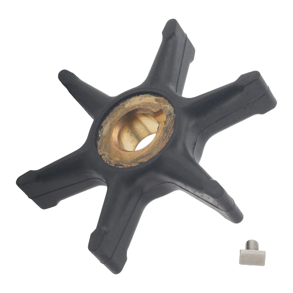 Water Pump Impeller & Key for Johnson Evinrude OMC BRP 3 4 6 HP (1969–1972)