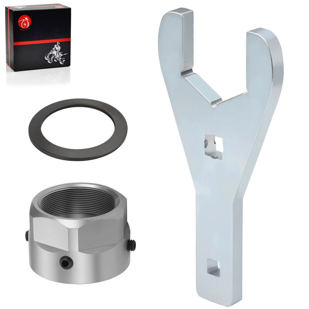 Rear Axle Lock Nut & Wrench Tool 46mm for Yamaha YFZ450R (2009–2024)