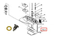 Lower Unit Gear Lube Drain Fill Hole Screw for Mercury Mariner (2Pcs)