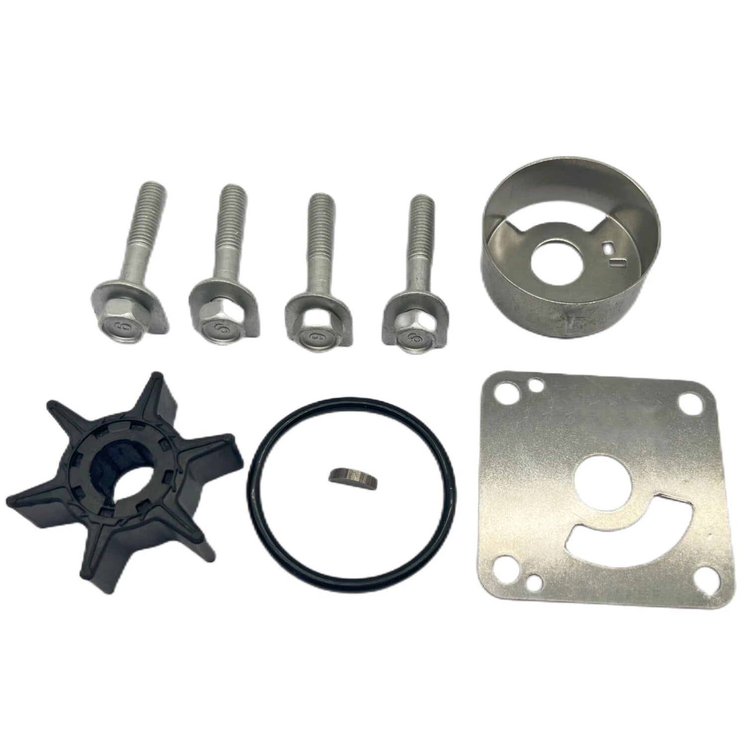 Water Pump Impeller Kit for Yamaha 20 & 25 Hp 2 Stroke (18-3431, 6L2-W0078-00)