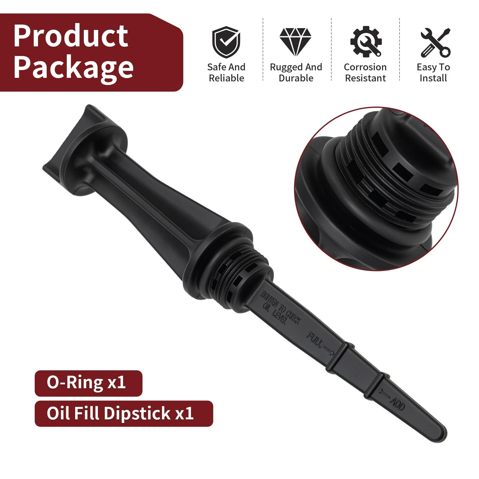 Oil Fill Dipstick O-Ring 2521331 for Polaris Sportsman 570 6X6 (2017–2025)