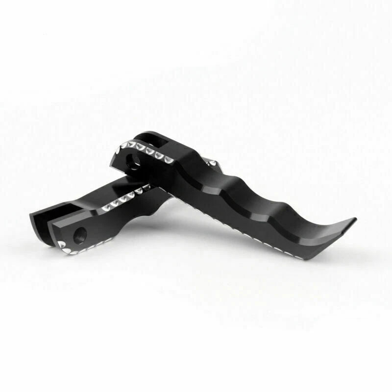 Front & Rear Footrest Foot Pegs for Suzuki GSXR 1300 Hayabusa (2008–2015) Black T9