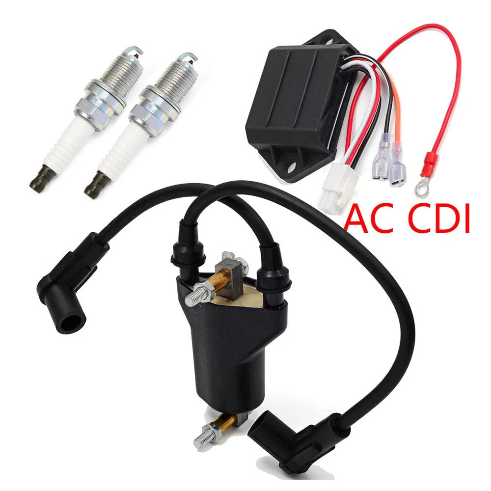 Ignition Coil Spark Plug CDI Ignitor for EZGO Golf Cart (1991–2002)