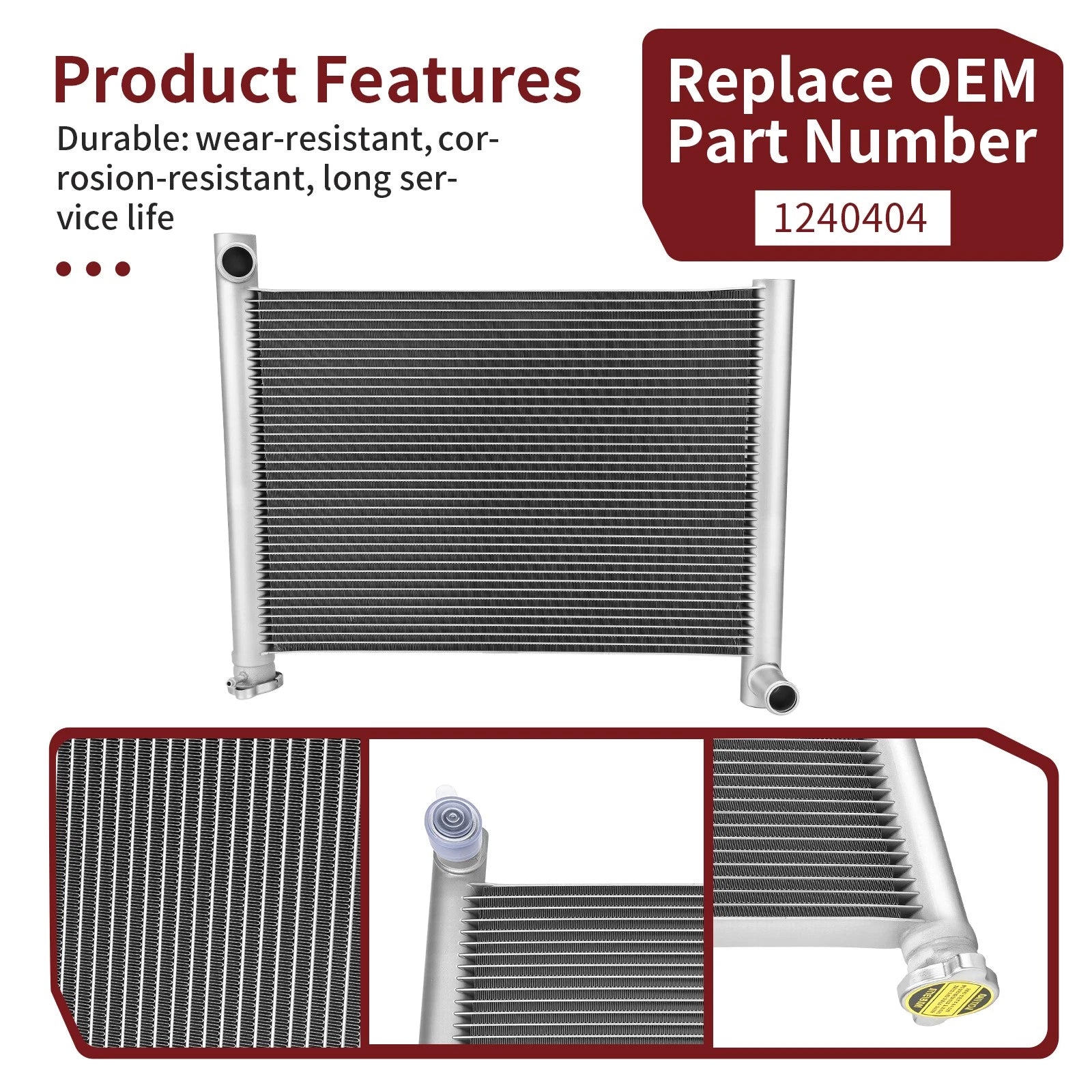 Radiator for Polaris Sportsman 550 850 XP SP 850 Scrambler 850 (2009–2025) 1240404
