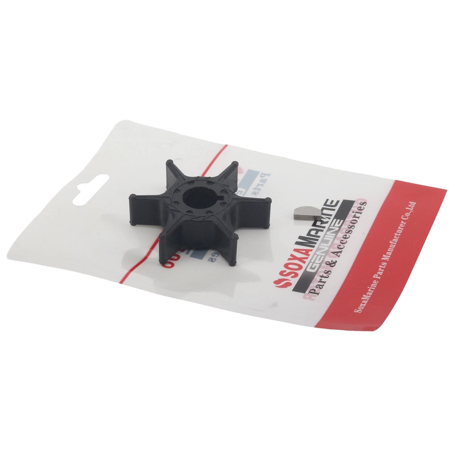 Water Pump Impeller & Key for Yamaha 9.9/15 HP Outboard (2 Stroke 63V-44352-01-00)