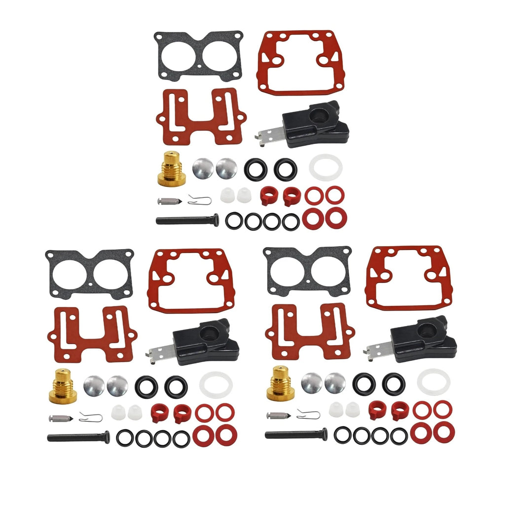 3Pcs Carb Repair Kit 439076 for Johnson Evinrude (BRP/OMC)