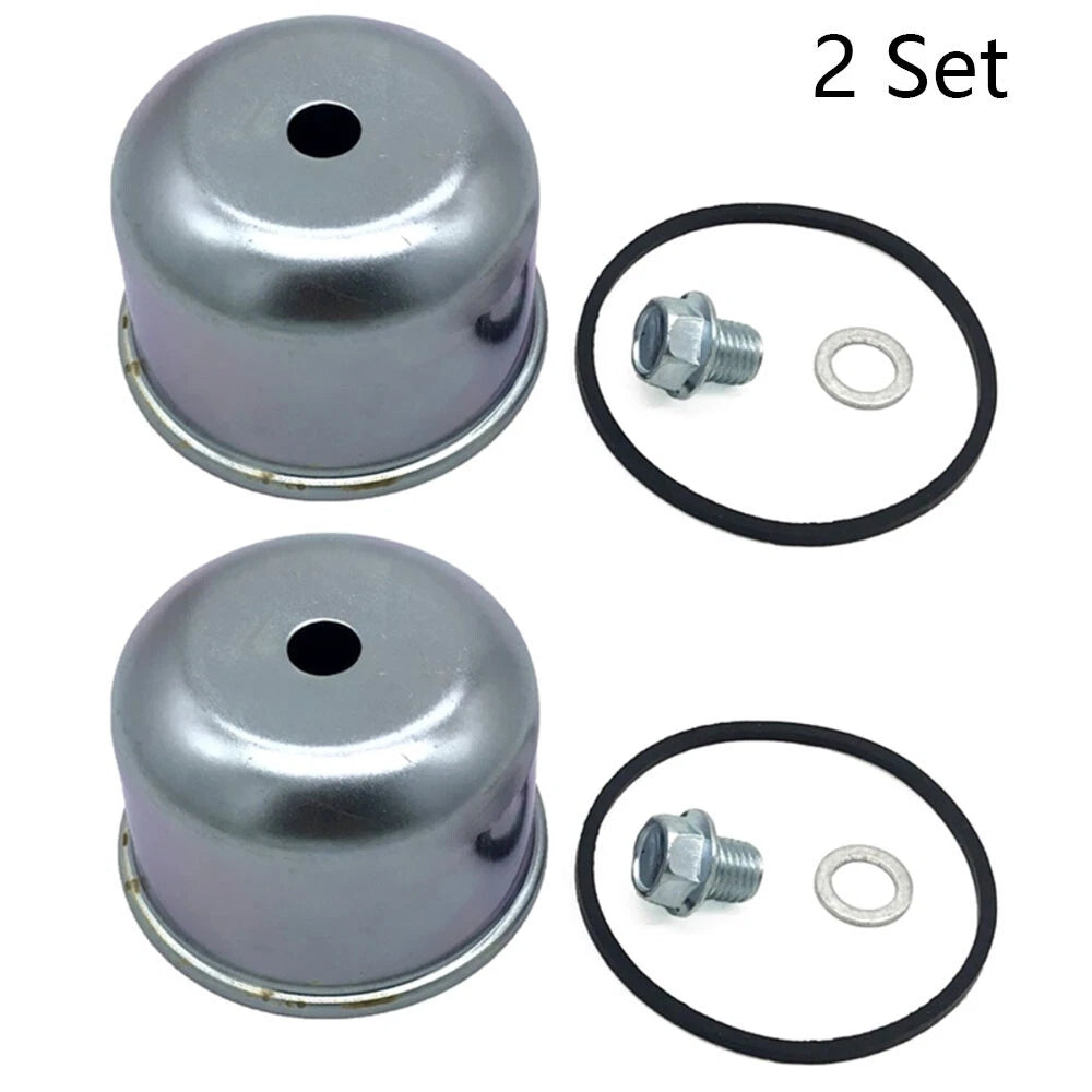 2X Carburetor Float Bowl Set for Briggs & Stratton Lawn Mower (495933, 494378, 693614)