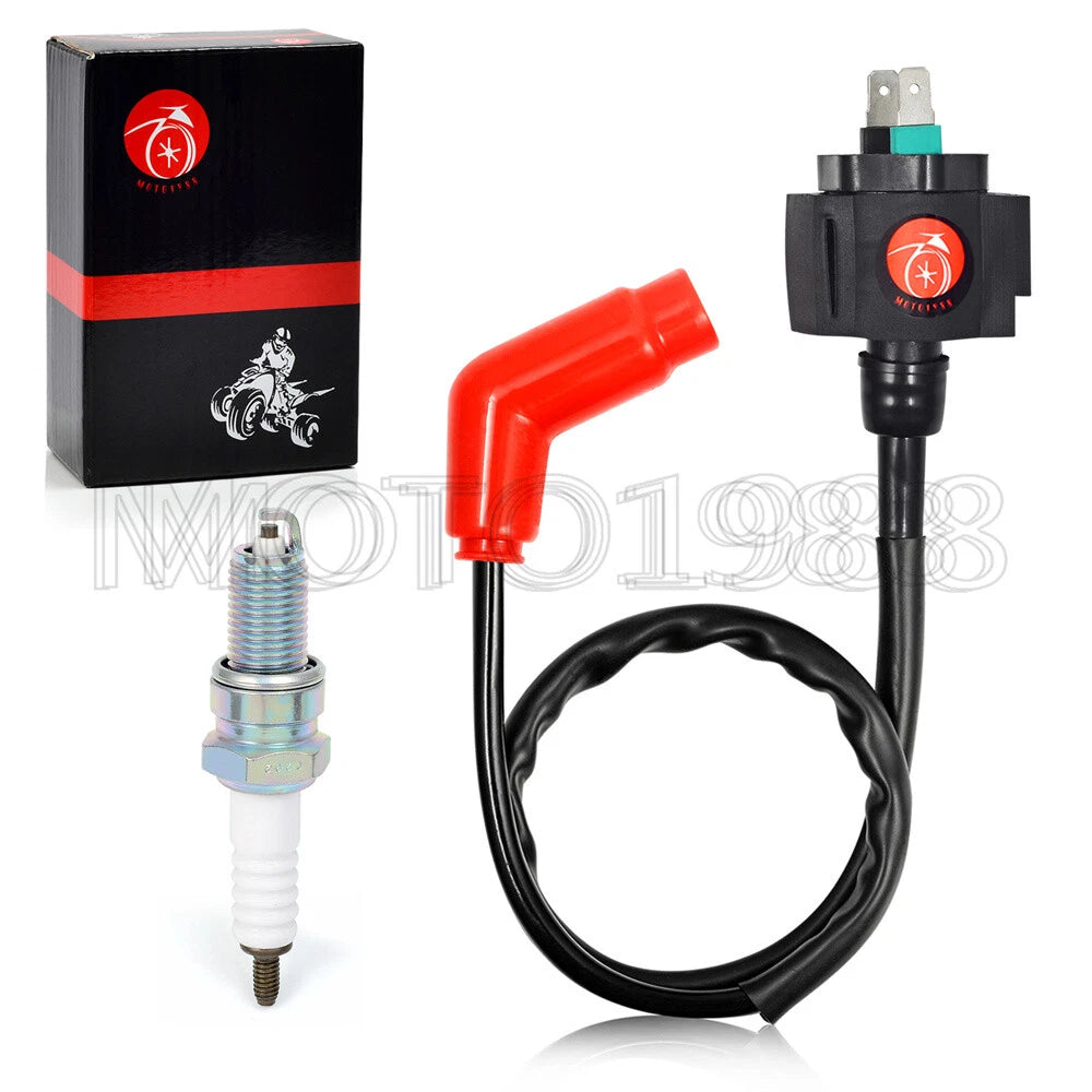 Ignition Coil Spark Plug for Honda Foreman 450 TRX450ES (1998–2004)