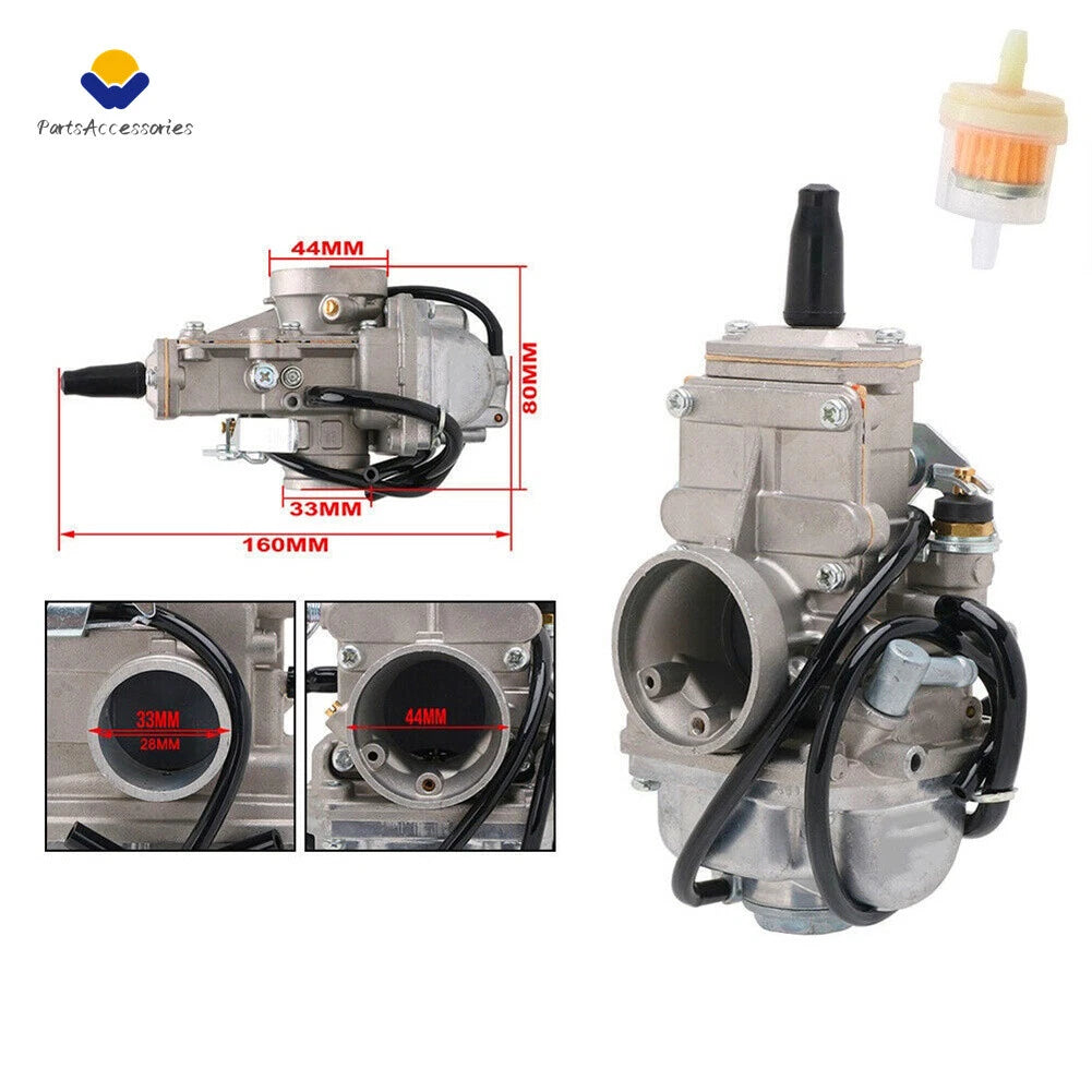 Mikuni 28mm TM28 VM28-418 Flat Slide Carburetor for