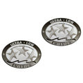 Set of 2 Outboard Graphic Stickers for Honda (CA DOT)