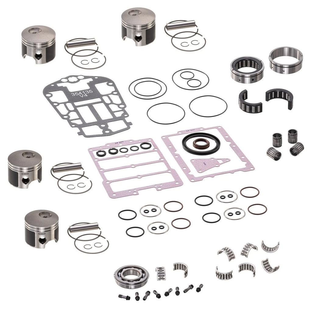 Powerhead Piston Gasket Rebuild Kit for Johnson Evinrude 115 130 V4 Etec (N/A) .020" Over