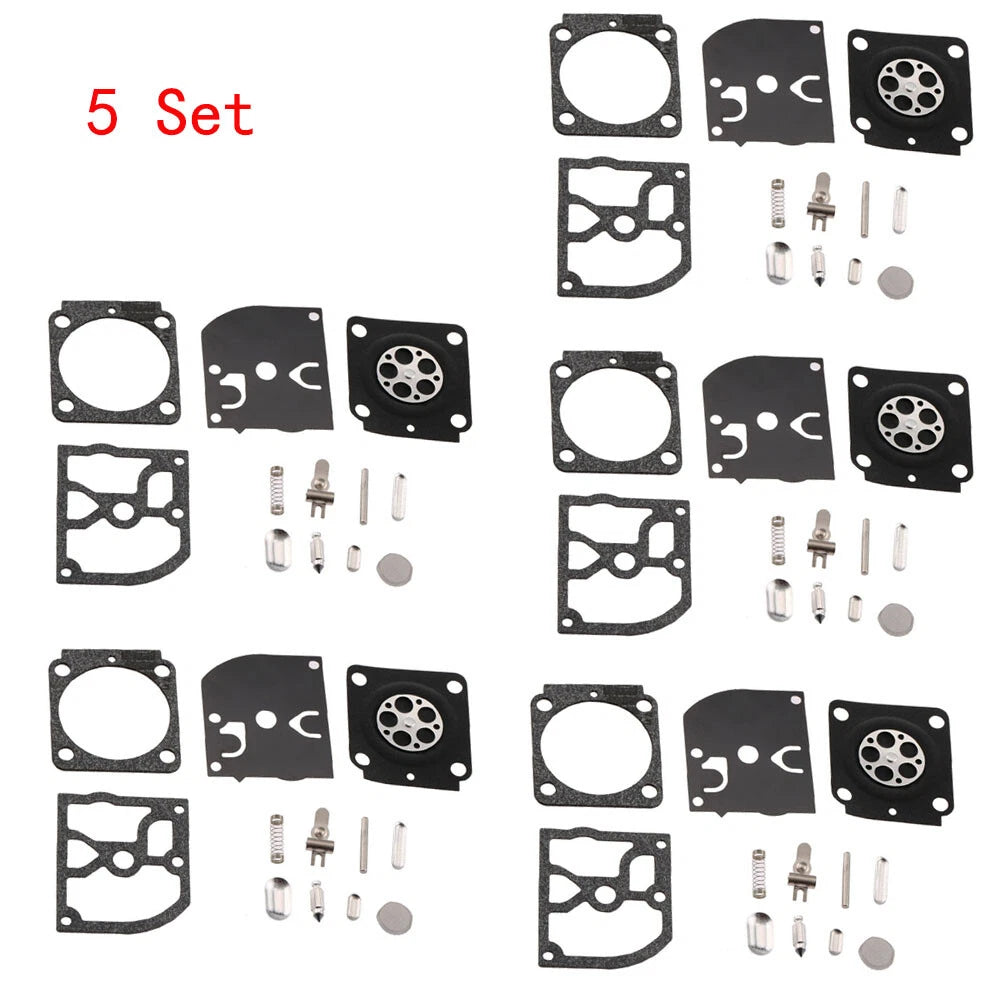 Set of 5 Carb Repair Kits Diaphragm Gasket RB-100 for ZAMA C1Q-S Stihl BG45 HS45 FS55