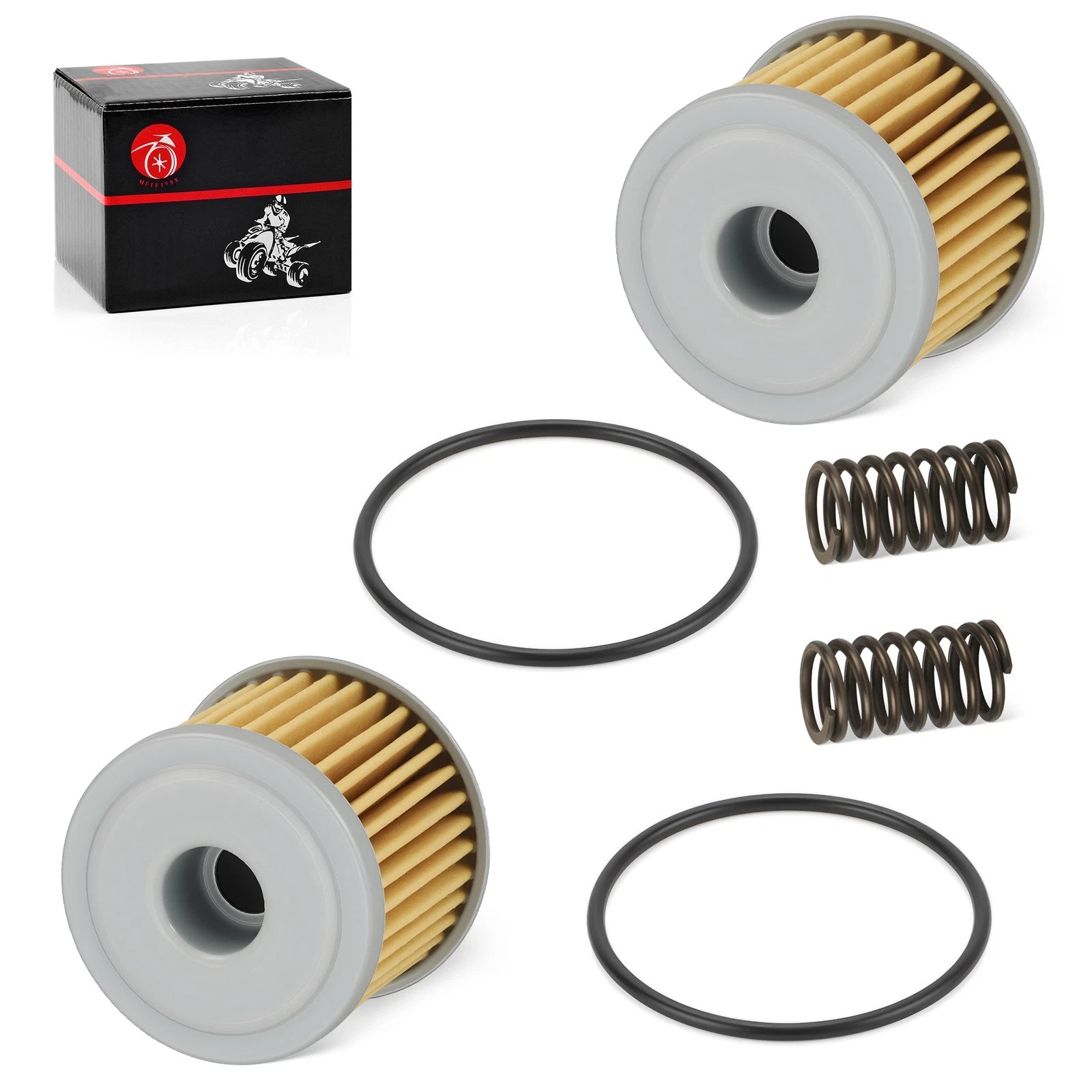 2 Pack Oil Filter O-Ring Spring for Honda TRX450R/TRX450ER (2004–2009)