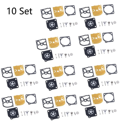 10X Carburetor Repair Kit for Jonsered 2041 2045 2050 (ZAMA RB-45)