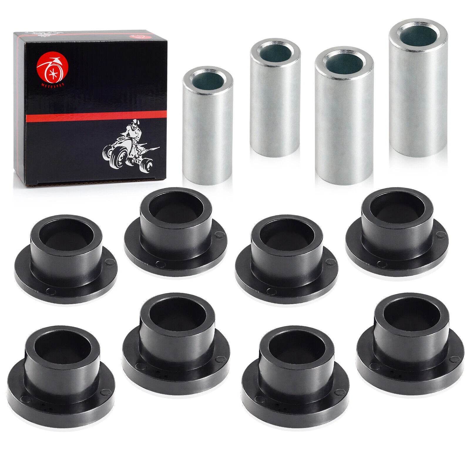 Front Shock Bushings Sleeve Kit for Polaris Sportsman 550 850 1000 (2009–2023)