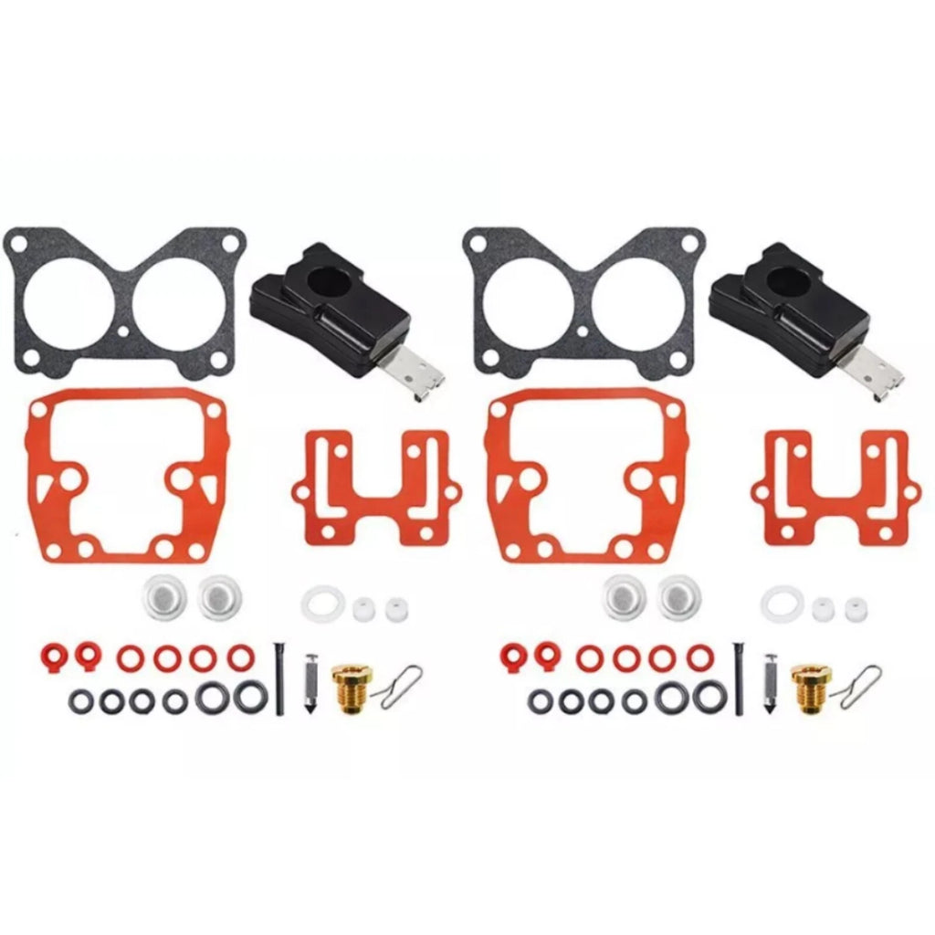 2Pcs Carburetor Rebuild Kit for Johnson Evinrude (398526, 439076, 435443)