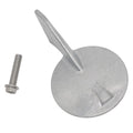 Zinc Trim Tab Anode for Yamaha Outboards (Counter Rotation) (6K1-45371-02-00)