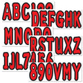 Sticker Decals A-Z Letters & 0-9 Numbers for Marine Boat (All Years)