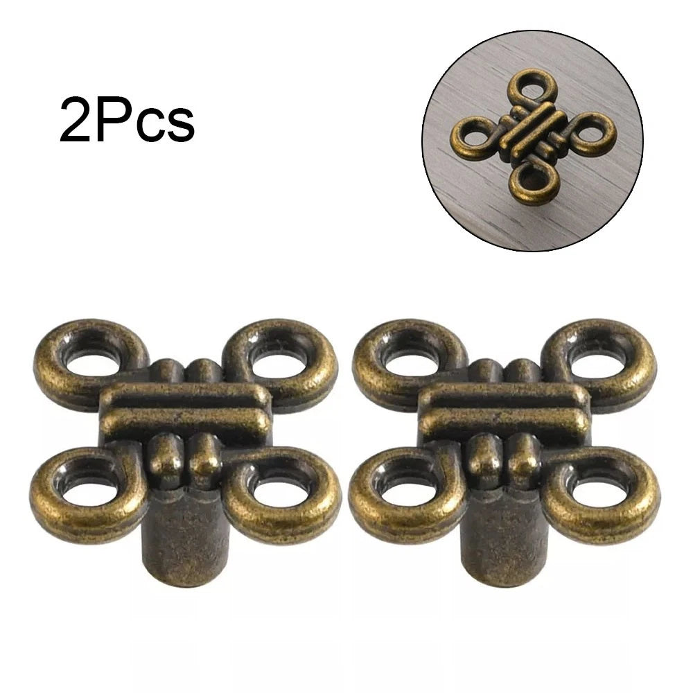 2X Zinc Alloy Antique Drawer Cabinet Door Knob Pull for