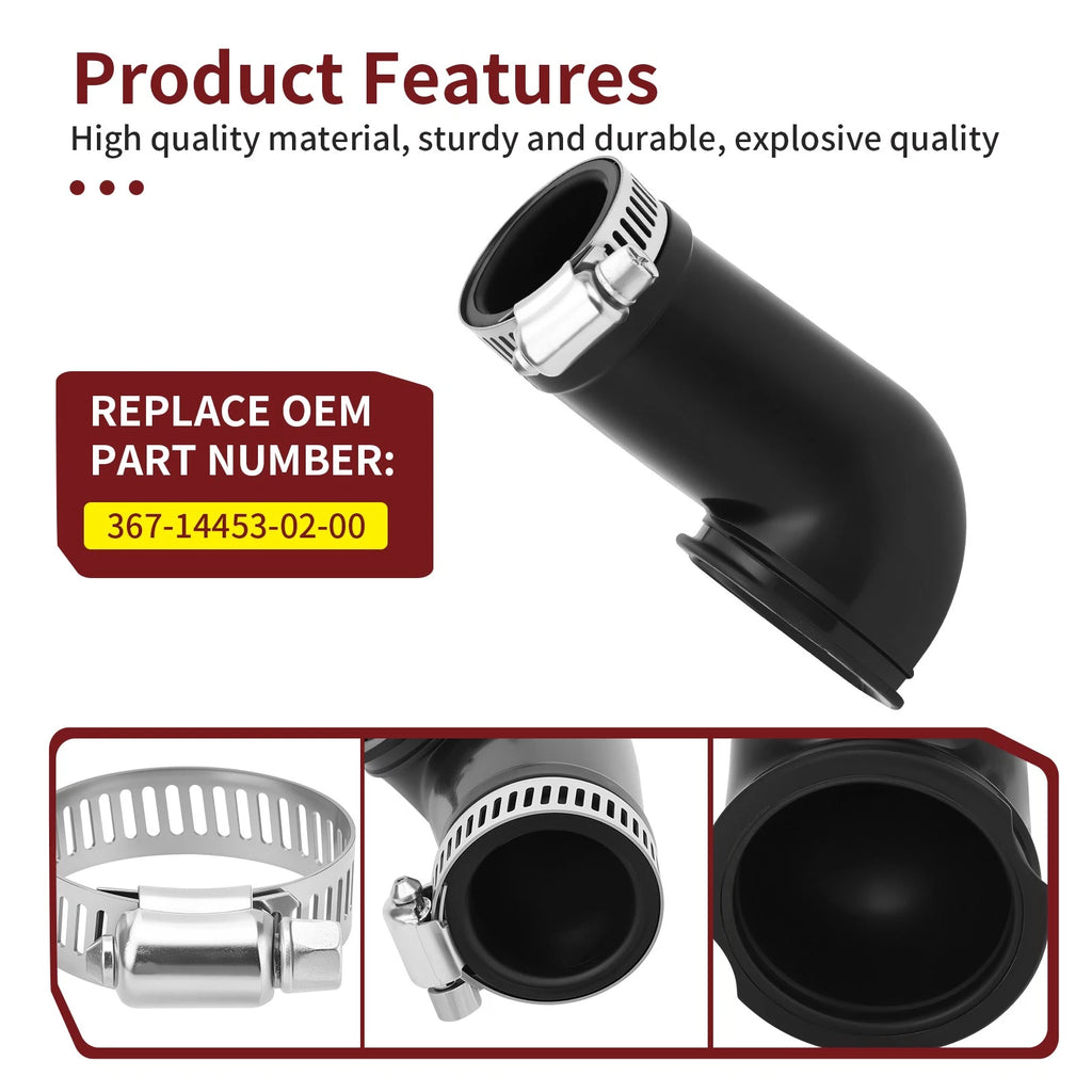 Air Box to Carburetor Intake Boot 367-14453-02-00 for Yamaha GT1 DT80 (1973–1981)