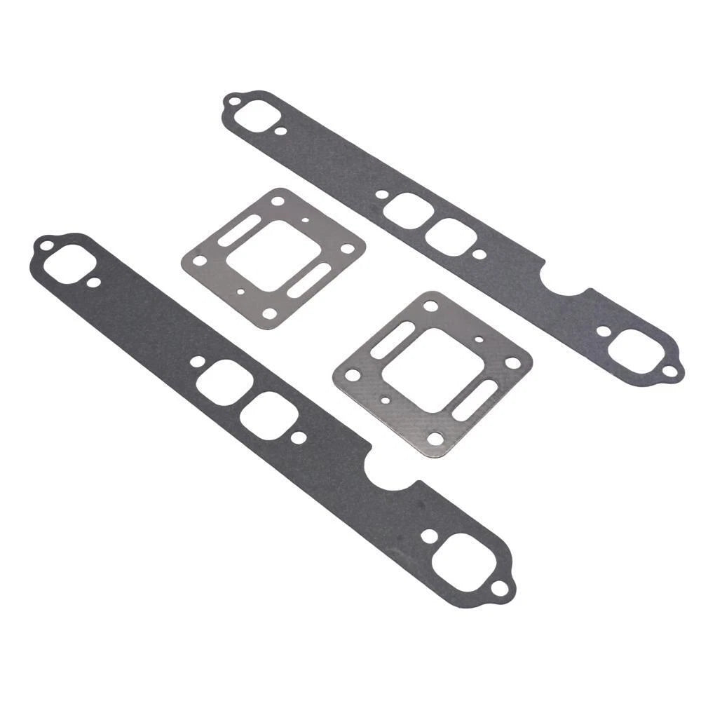 Exhaust Manifold Kit with Gasket for Mercruiser 305ci 5.0L 350ci 5.7L 377ci 6.2L (–)