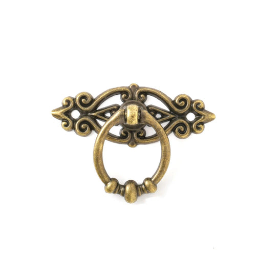 10Pcs Zinc Alloy Pull Knob Ring for Kitchen Bath Cabinet Drawer Hardware