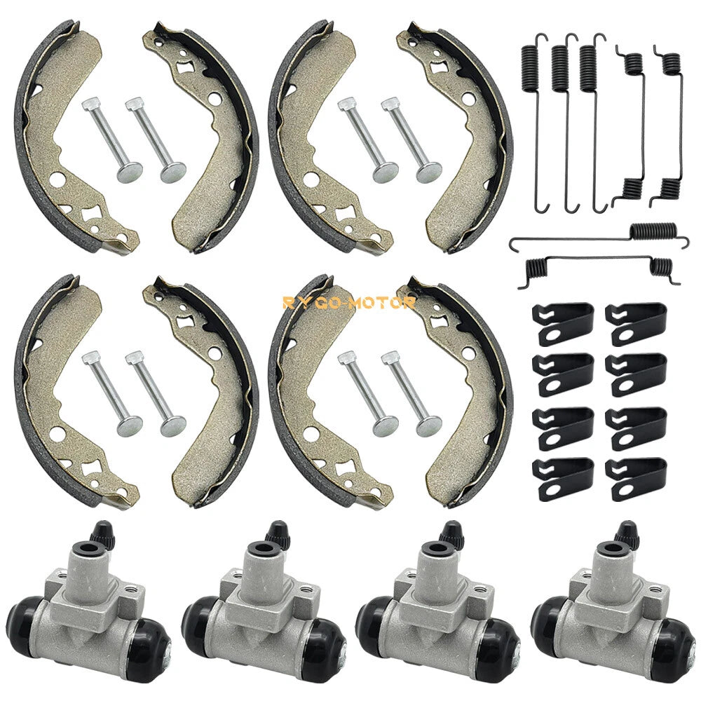 Set of 4 Brake Wheel Cylinders Shoes for Kawasaki Mule 600 610 SX (2005–2018)
